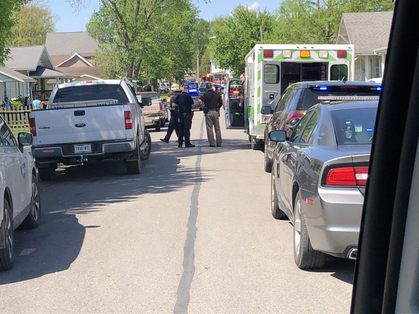 Law enforcement agencies working to detain subject